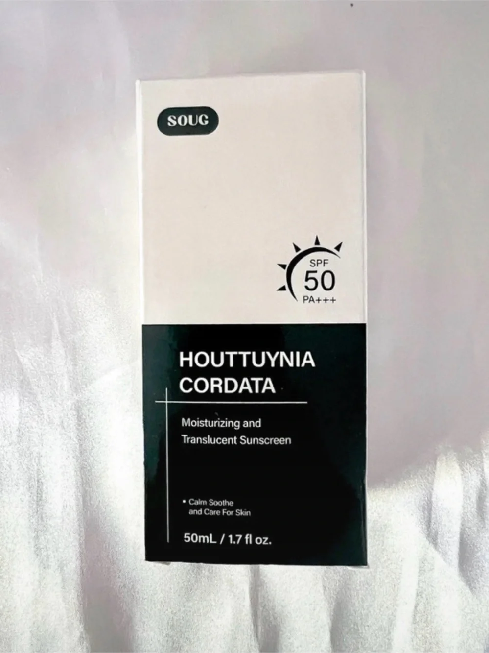 SOUQ Houttuynia Cordata SPF 50 Moisturizing Sunscreen 1.7 fl oz